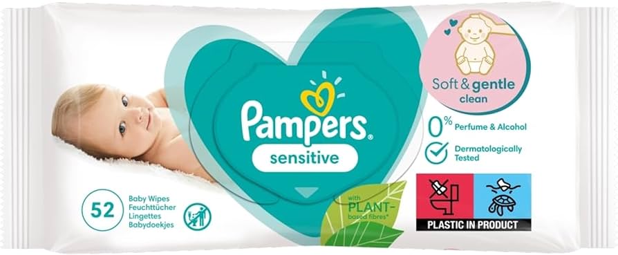 pampers sensitive 52