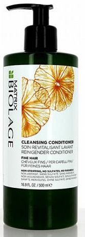 matrix biolage cleansing conditioner odżywka myjąca do włosów cienkich