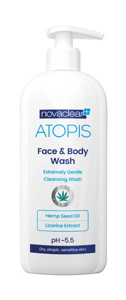 novaclear atopis face & body wash płyn do mycia twarzy