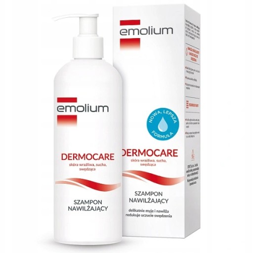 emolium dermocare szampon nawilżający 400 ml