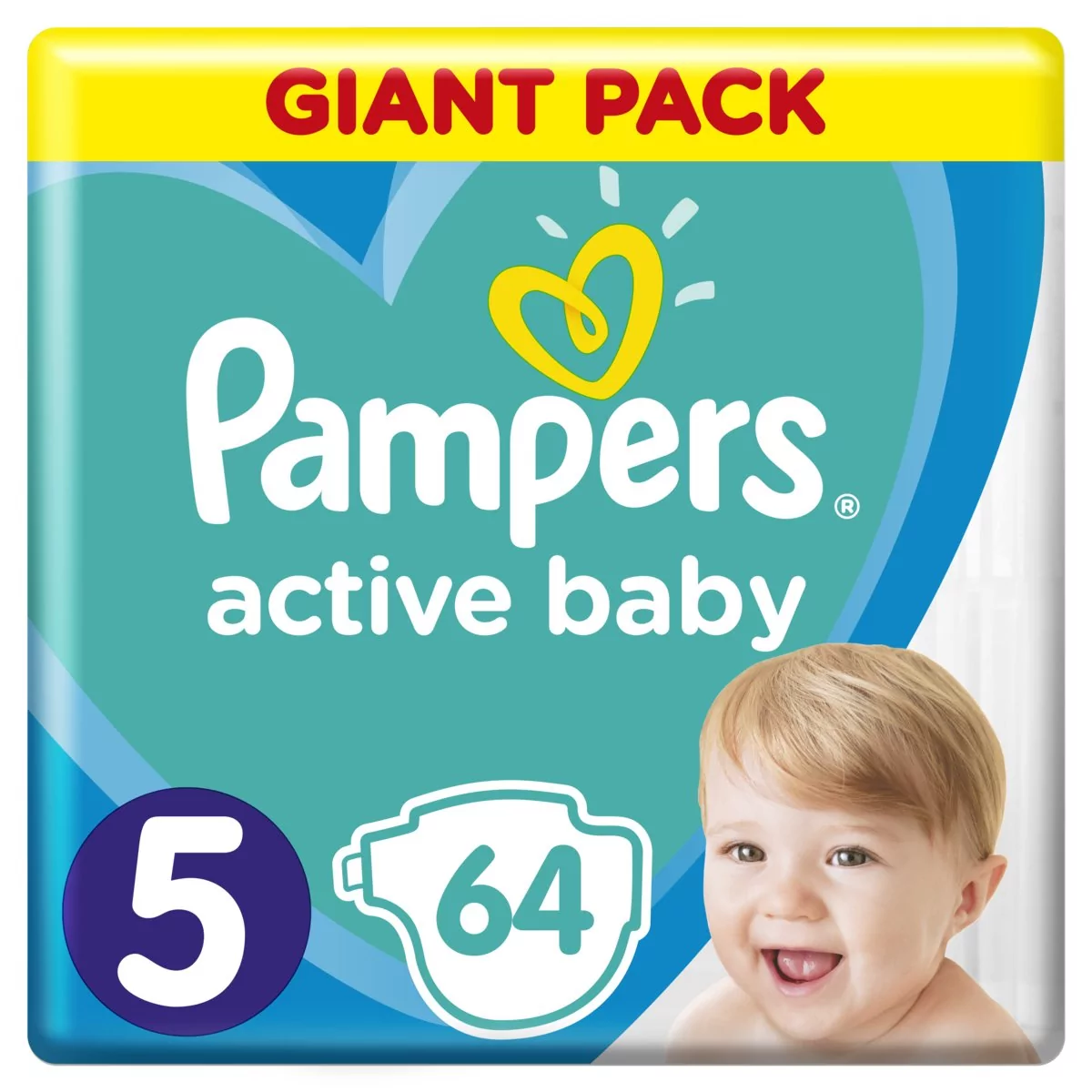 pieluchy pamper giant pack 5