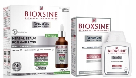 bioxsine szampon przeciw wypadaniu włosów do włosów tłustych