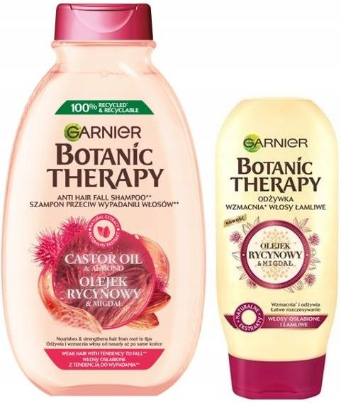 garnier botanic therapy szampon olejek rycynowy i migdał