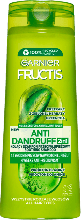 garnier fructis przeciwłupieżowy szampon wzmacniający2 w 1 szanpon