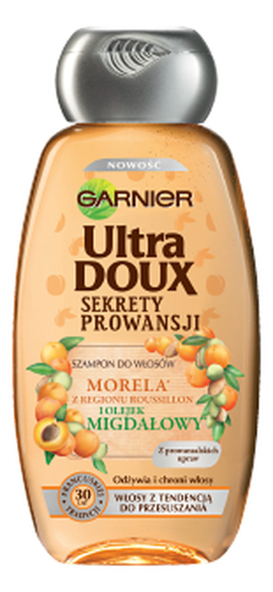 garnier ultra doux szampon morela i olejek migdałowy opinie