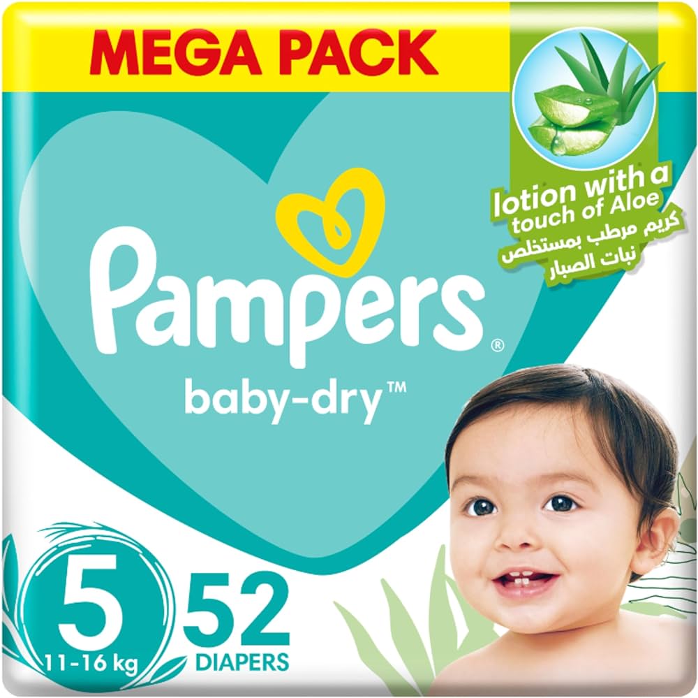 giga pack pampers baby dry 5