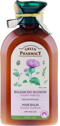 green pharmacy balsam do włosów przeciw wypadaniu olejek łopianowy 300ml