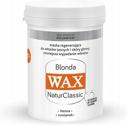 henna wax szampon do jasnych wlosow 480ml
