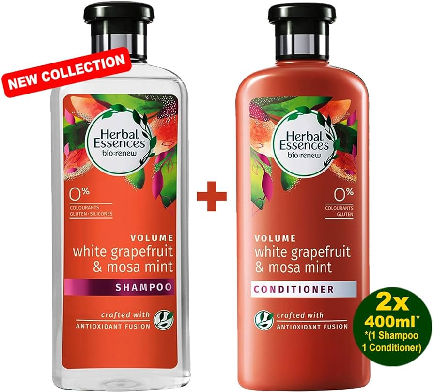 herbal essences szampon do włosów volume white grapefruit mosa mint