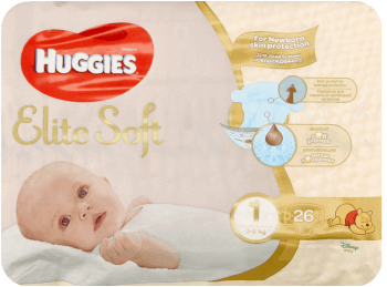 huggies elite soft 1 pl