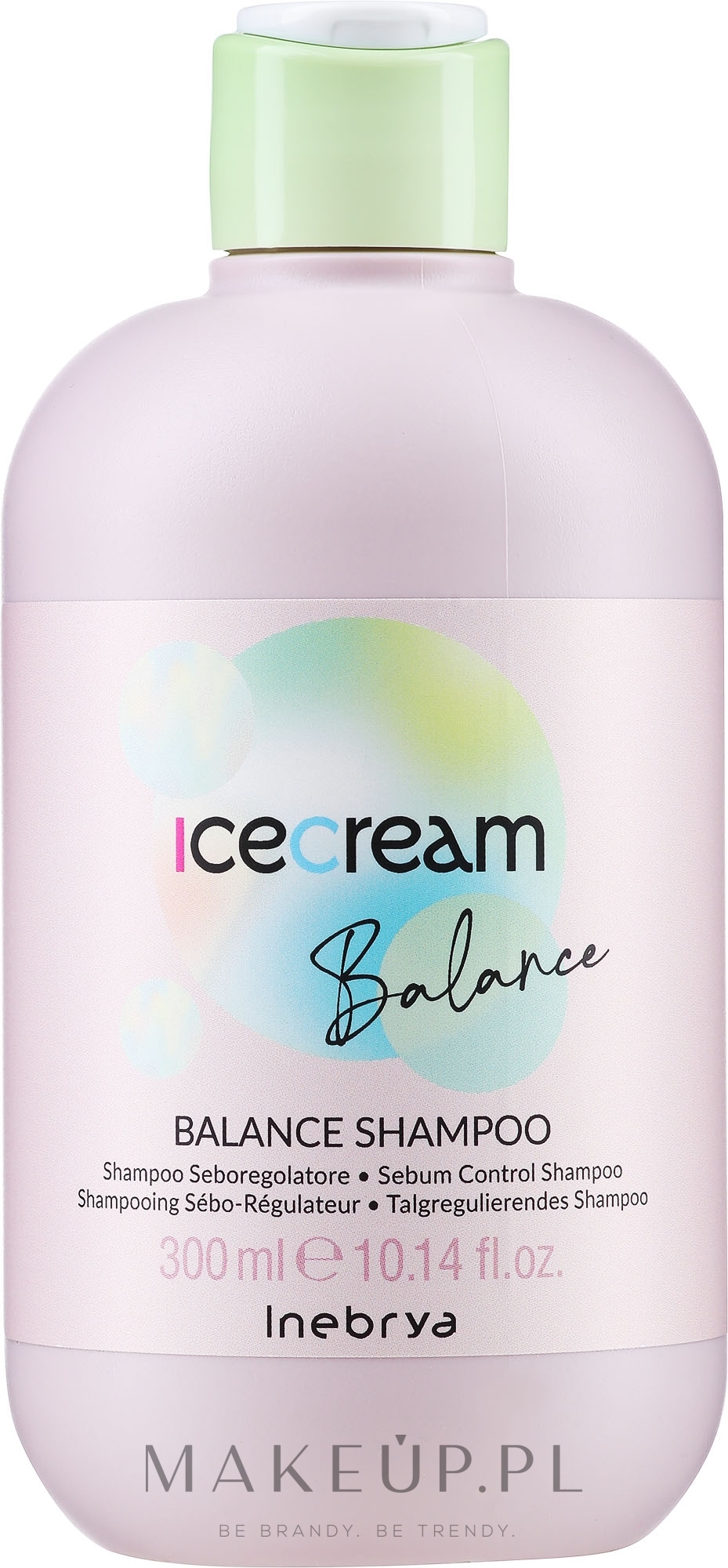 inebrya ice cream balance szampon do włosów przetłuszczających się 1000m