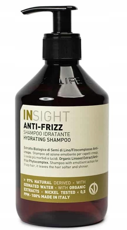 insight anti-frizz szampon nawadniający 400 ml