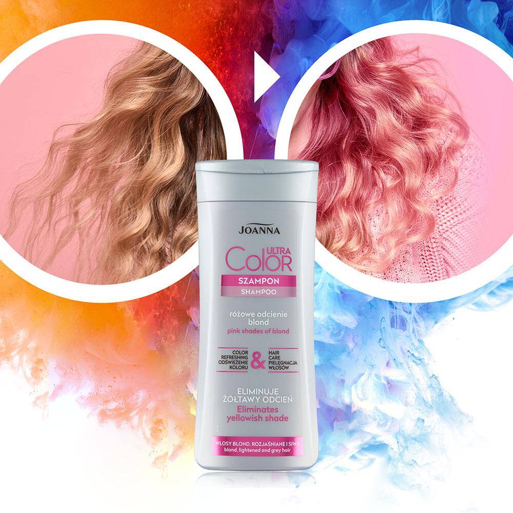 joanna szampon color system różowy