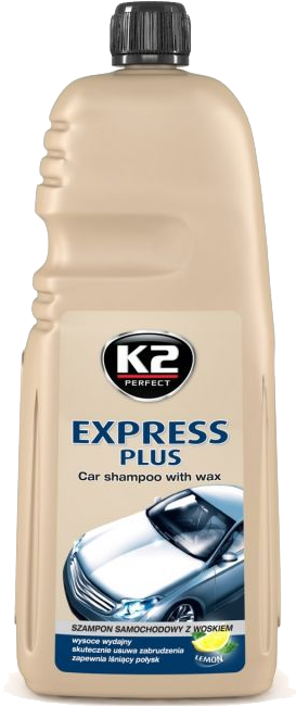 k2 express plus szampon samochodowy z woskiem 1 litr k141