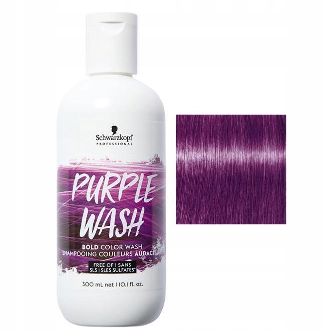 koloryzujący szampon do włosów fioletowy