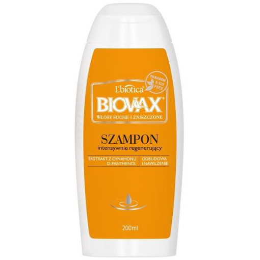 lbiotica biovax szampon do włosów suchych i zniszczonych 400ml