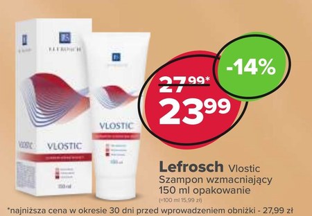 lefrosch vlostic szampon wzmacniający 150ml