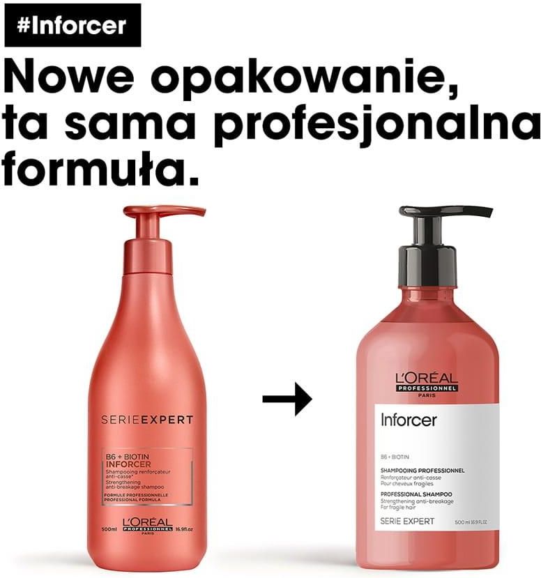 loreal inforcer szampon do włosów osłabionych i łamliwych opinie