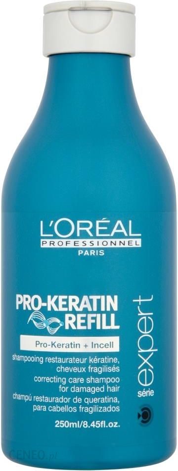 loreal pro-keratin refill regenerujący szampon do włosów z keratyną