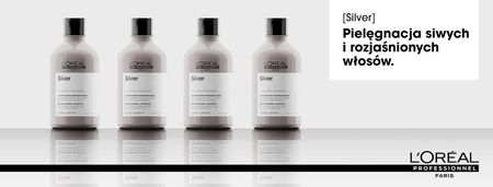 loreal silver szampon pielęgnacja włosów siwych i rozjaśnionych 500 ml