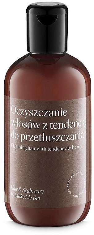 make me bio oczyszczający szampon do włosów przetłuszczających się