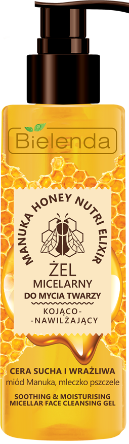 manuka honey nutri elixir oczyszczająco nawilżająca pianka do mycia twarzy
