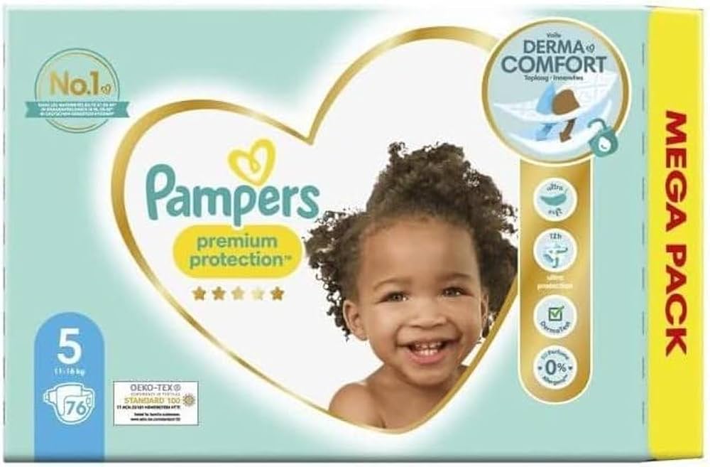 mega paca pampers 5