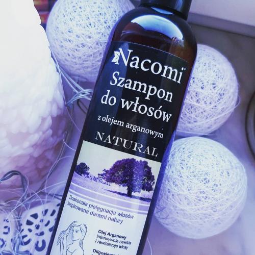 nacomi argan shampoo szampon wzmacniający opinie