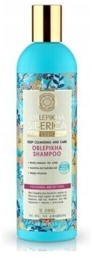 natura siberica oblepikha szampon do włosów osłabionych i zniszczonych 400ml