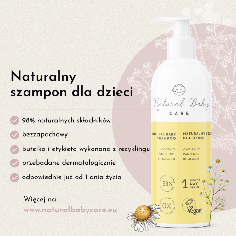 naturalny szampon dla dzieci z pantenolem