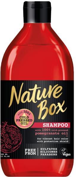 nature box pomegranate oil szampon do włosów chroniący kolor