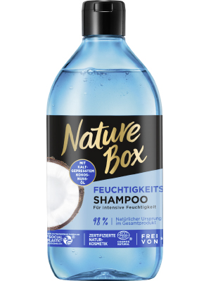 nature box szampon niebieski