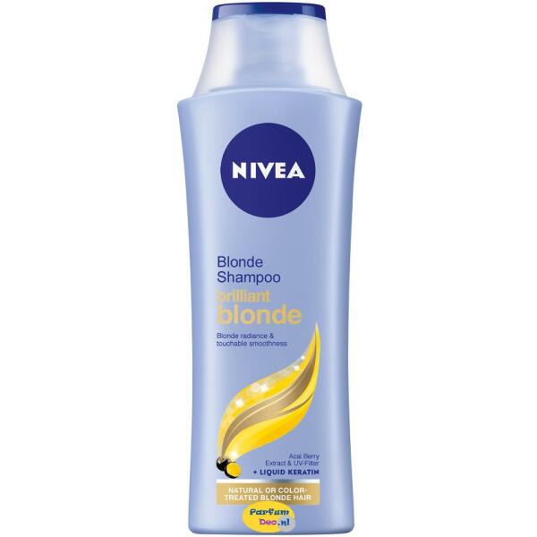 nivea brilliant blonde szampon do włosów blond