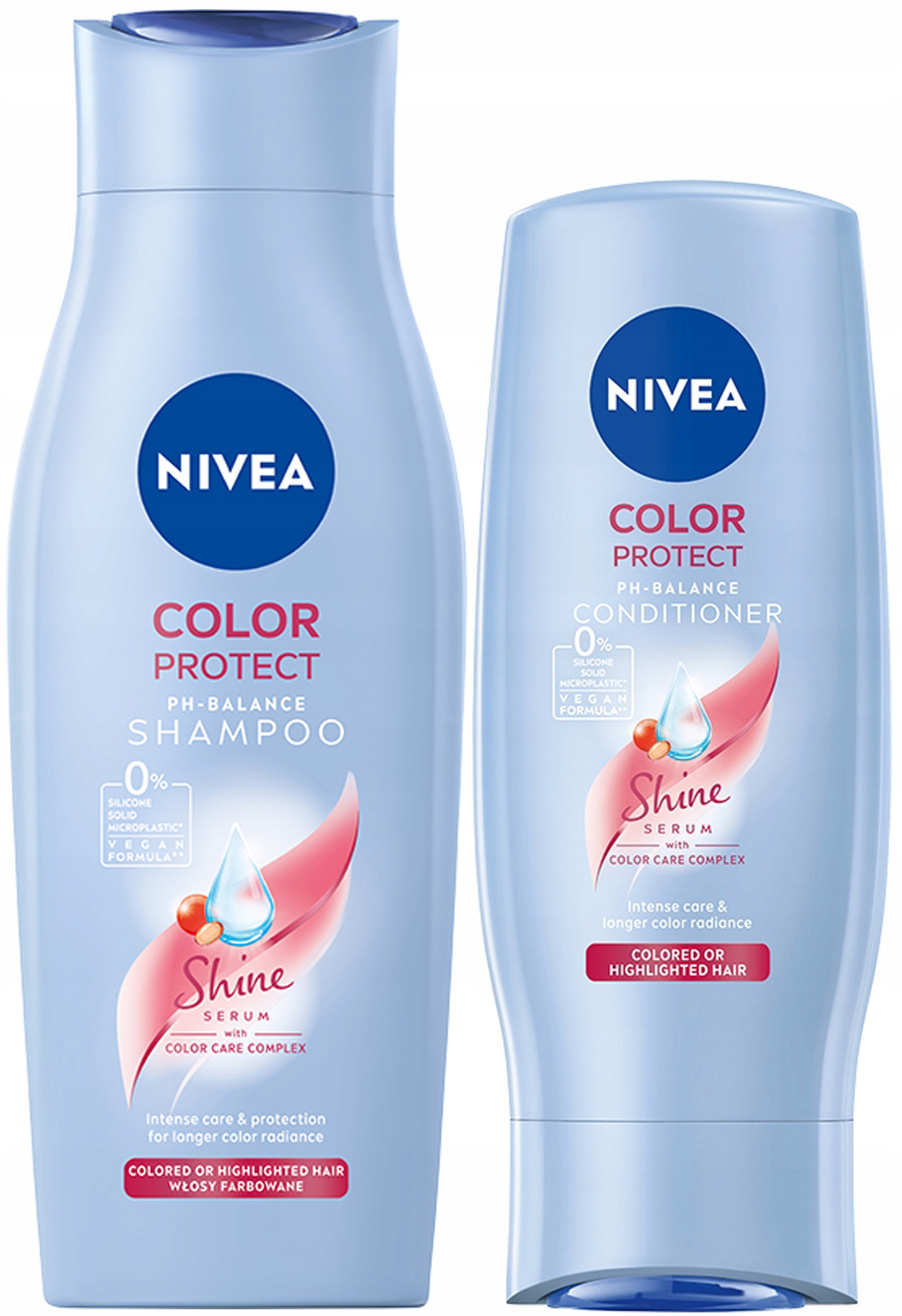 nivea color protect szampon chroniący kolor włosy farbowane 400 ml