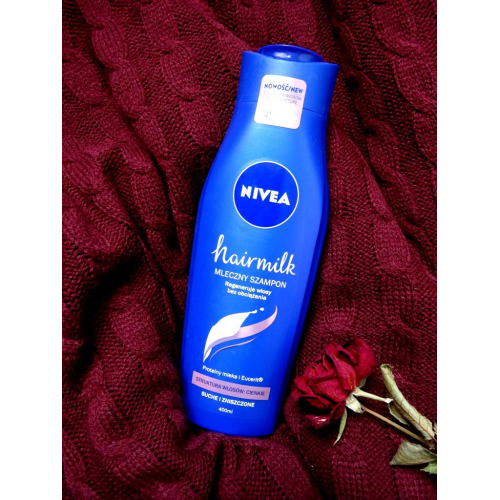 nivea hair milk szampon wlosy cienkie wizaz