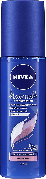 nivea hairmilk ekspresowa odżywka do włosów