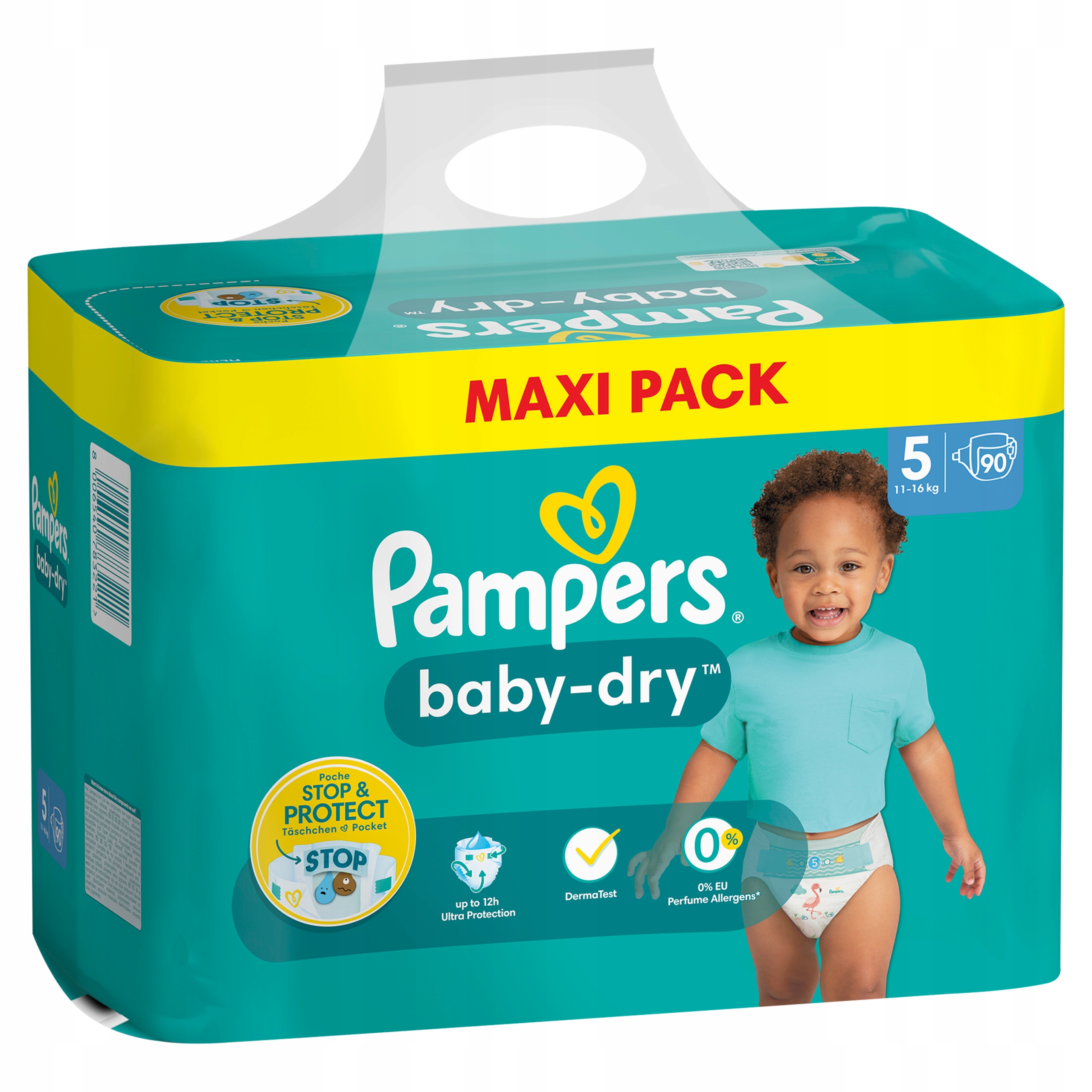 nowe pieluchy pampers active baby dry 2x