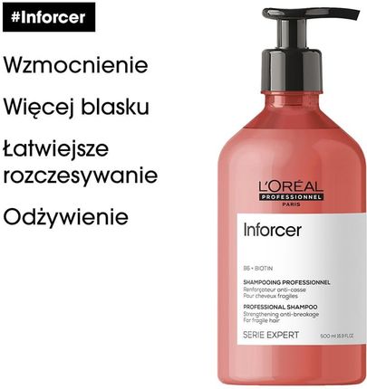 obserwuj loreal inforcer osłabione szampon 300 odżywka 200