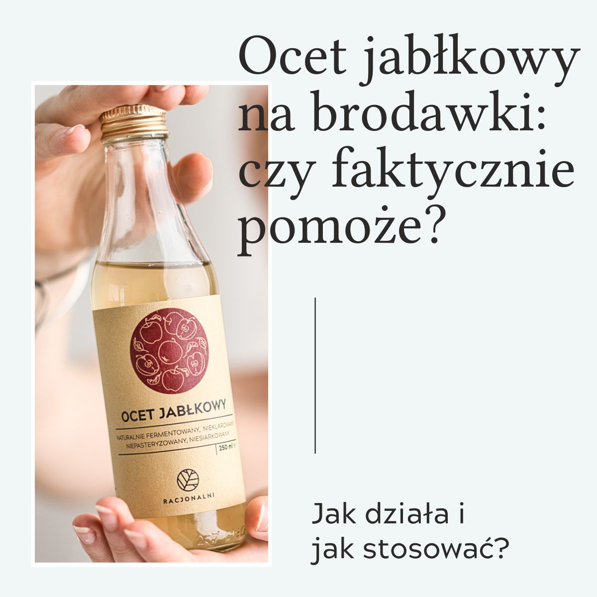 odparzenie od pieluchy ocet jabłkowy