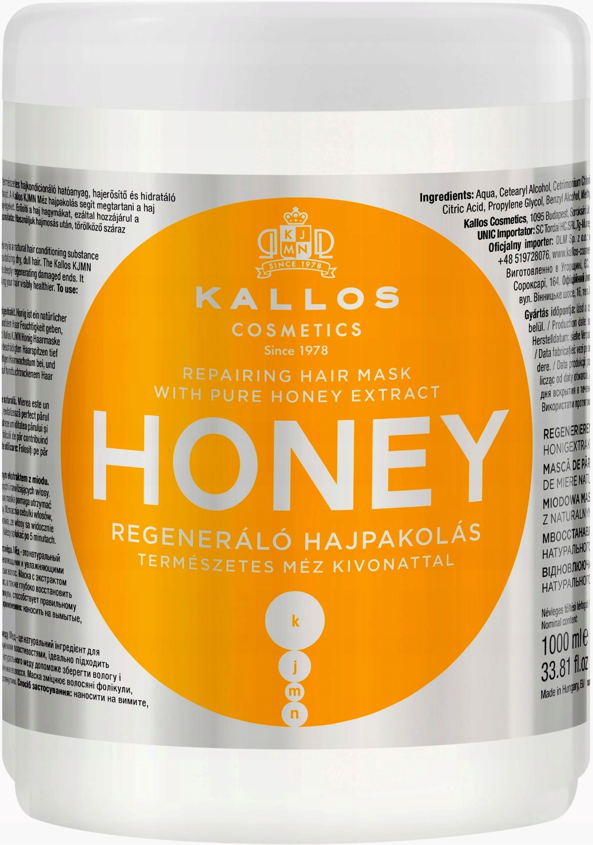 odżywka do włosów kallos honey