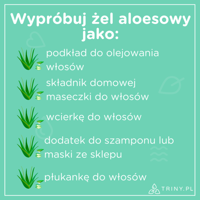 odżywka z miąższu aloesa do włosów