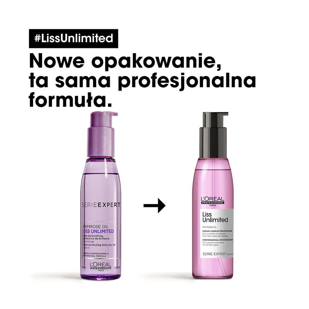 odzywka loreal liss unlimited olejek wygładzający do włosów 125ml