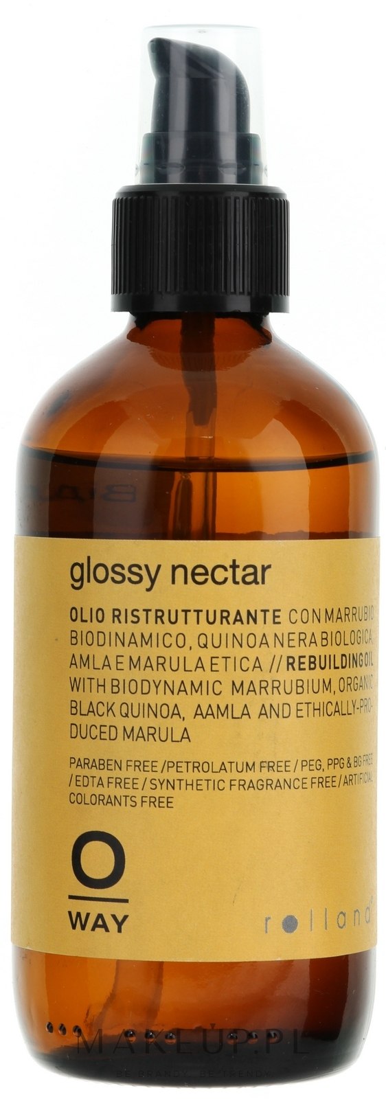 olejek do włosów glossy nectar