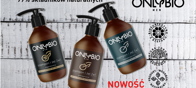 onlybio men hipoalergiczny szampon i żel 2w1 dla mężczyzn