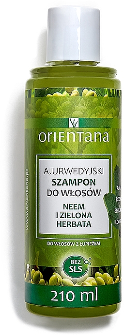 orientana szampon do włosów neem i zielona herbata