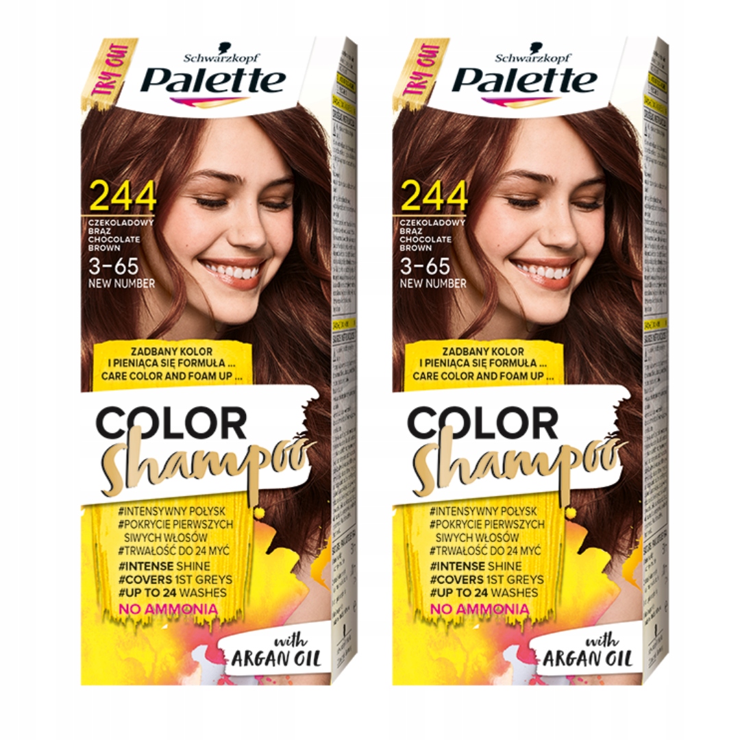 palette szampon koloryzujący ciemny blond