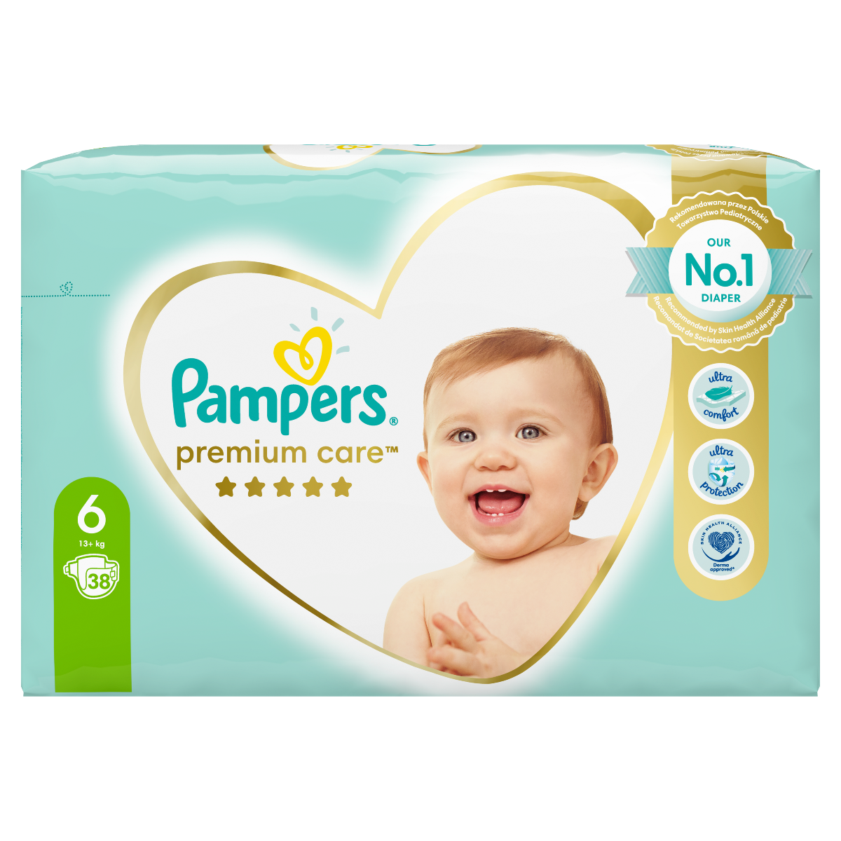 pampers 0 38 sztuk