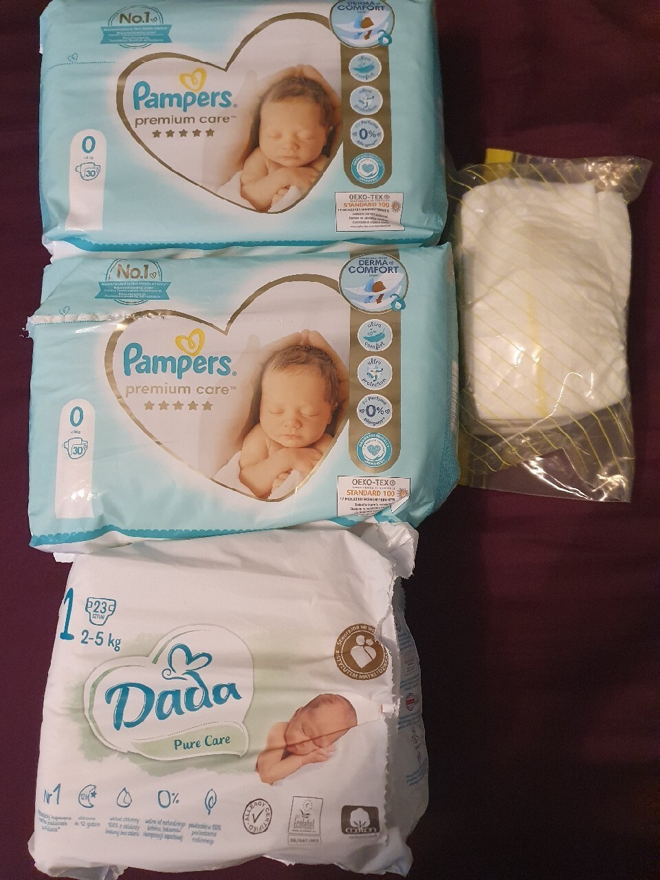 pampers 0 dada