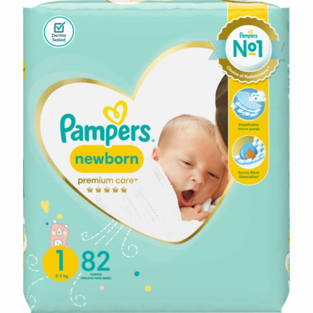 pampers 1 premium care box