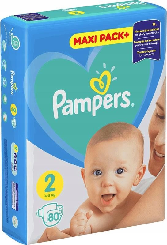 pampers 2 4-8kg 80szt cena